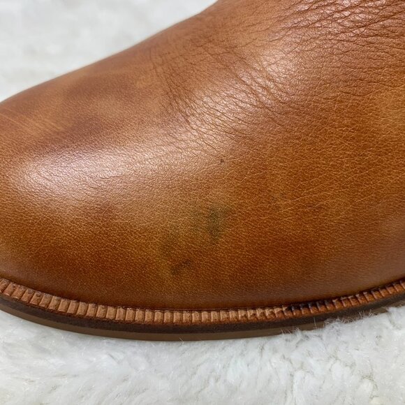 UGG 1017471 Women's Brown Elora Leather Ankle Boots Size 8 - Picture 7 of 12